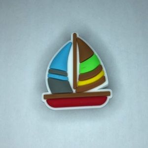 5/$10 Sail boat crocs charm/jibbitz